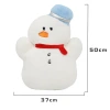 Cartoon Christmas snowman throw pillows, Recreation House dolls, plush toys, dolls, PP cotton custom-made orders Specification image